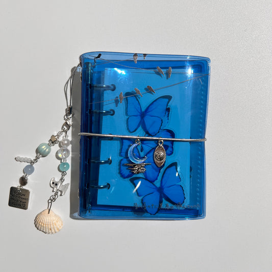 DIY Notebook/M5 Blue Loop  Binder Notebook Photo Book