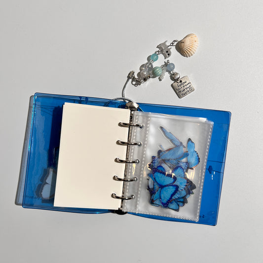 DIY Notebook/M5 Blue Loop  Binder Notebook Photo Book