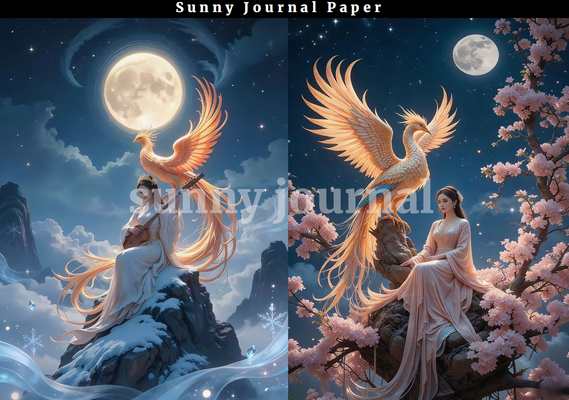 11-Phoenix A5 Paper 10 pcs no repeat