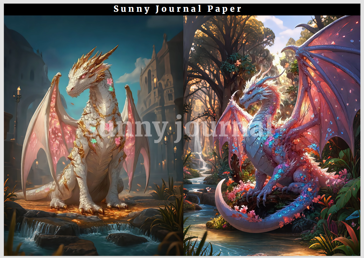 02-Dragon A5 Paper 10 pcs no repeat