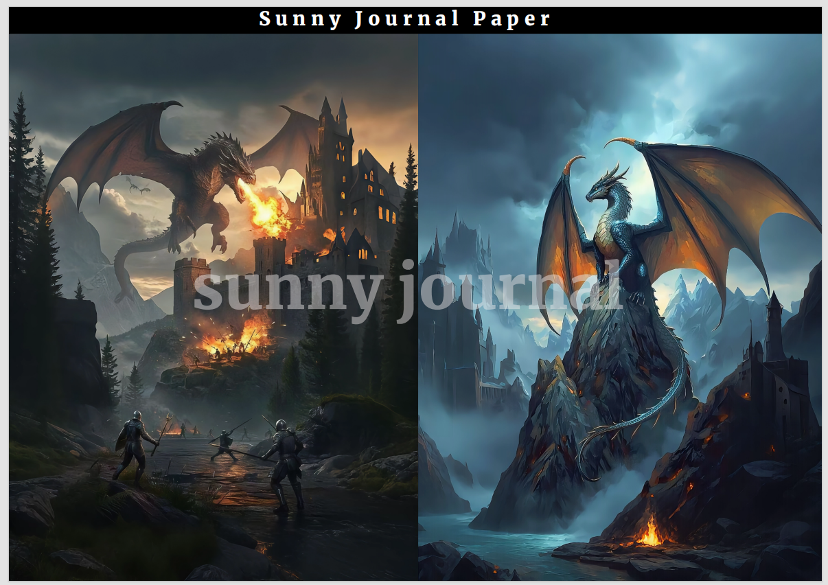 02-Dragon A5 Paper 10 pcs no repeat