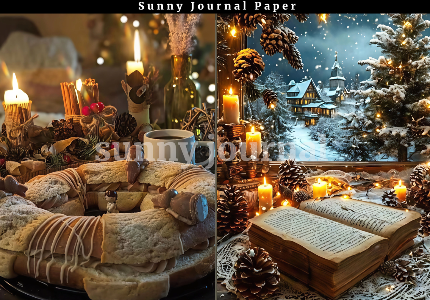 B0030- Christmas 20 images A6 paper no repeat