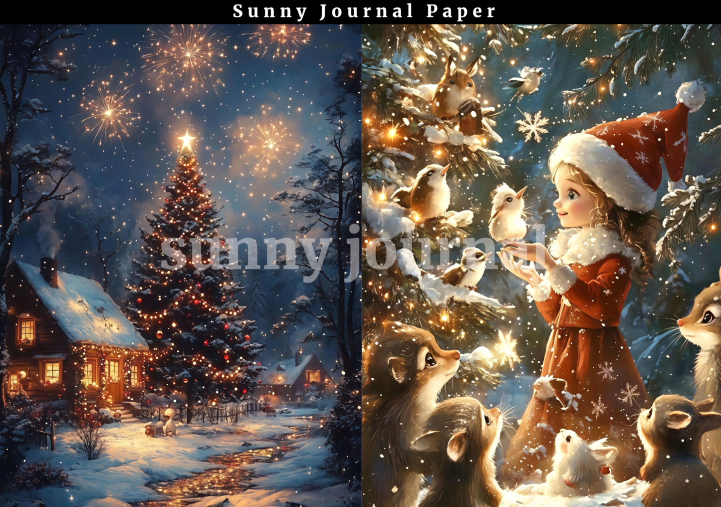 B0030- Christmas 20 images A6 paper no repeat