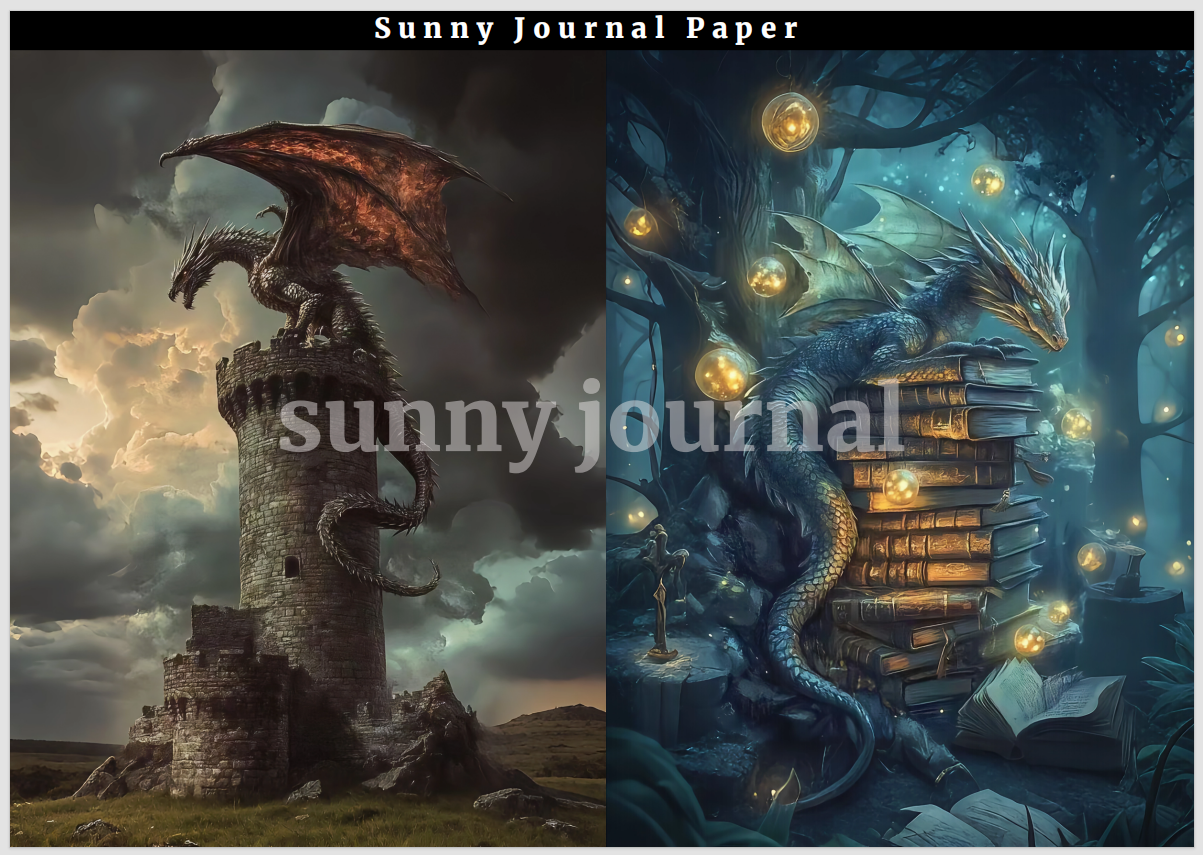 02-Dragon A5 Paper 10 pcs no repeat