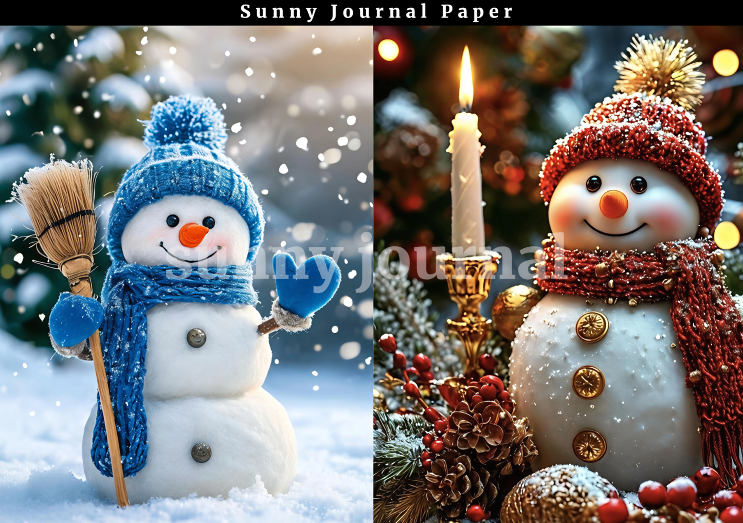 B0030- Christmas 20 images A6 paper no repeat