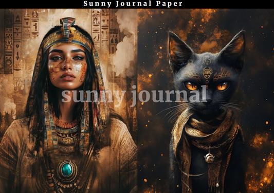 06-Eygpt A5 Paper 10 pcs no repeat