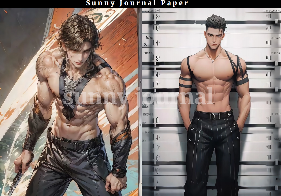 04-Spicy Boys A5 Paper 10 pcs no repeat