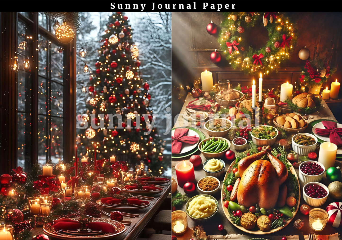 B0030- Christmas 20 images A6 paper no repeat