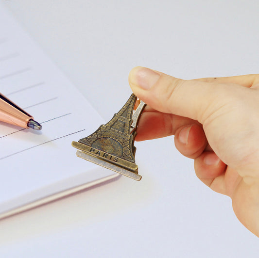 Bronze Paris Tower Clip