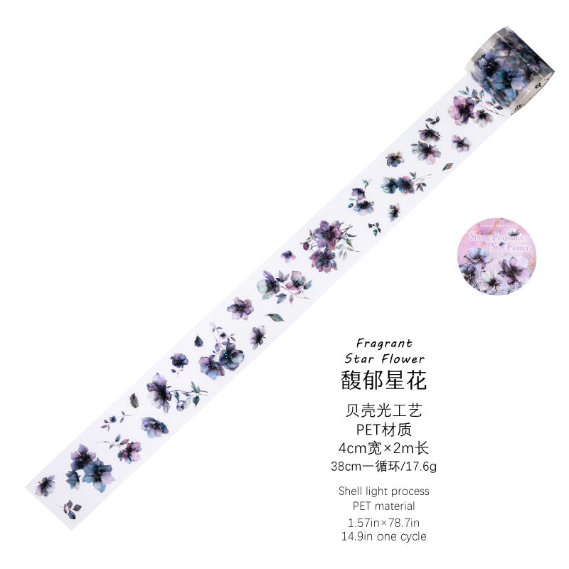 Tape---Vintage Floral Theme《Blooming Flowers Series》