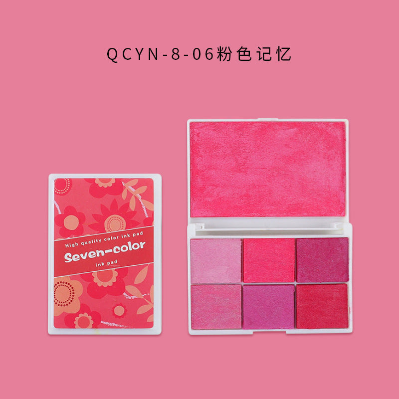 Seven Colors Ink Pad