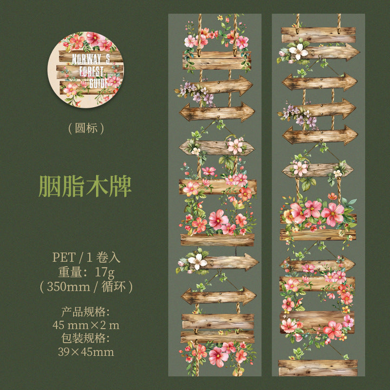 Tape---Botanical Theme《Norwegian Forest: Woodland Guidance Series》