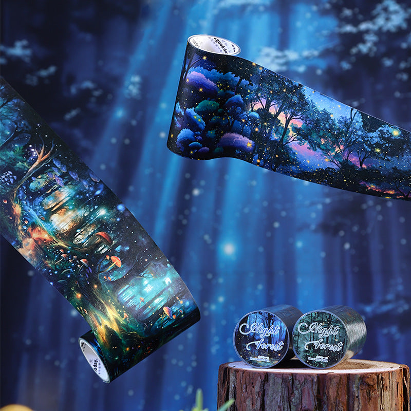 Tape---Night View Forest Scaping Theme《Forest's Night Fog Series》