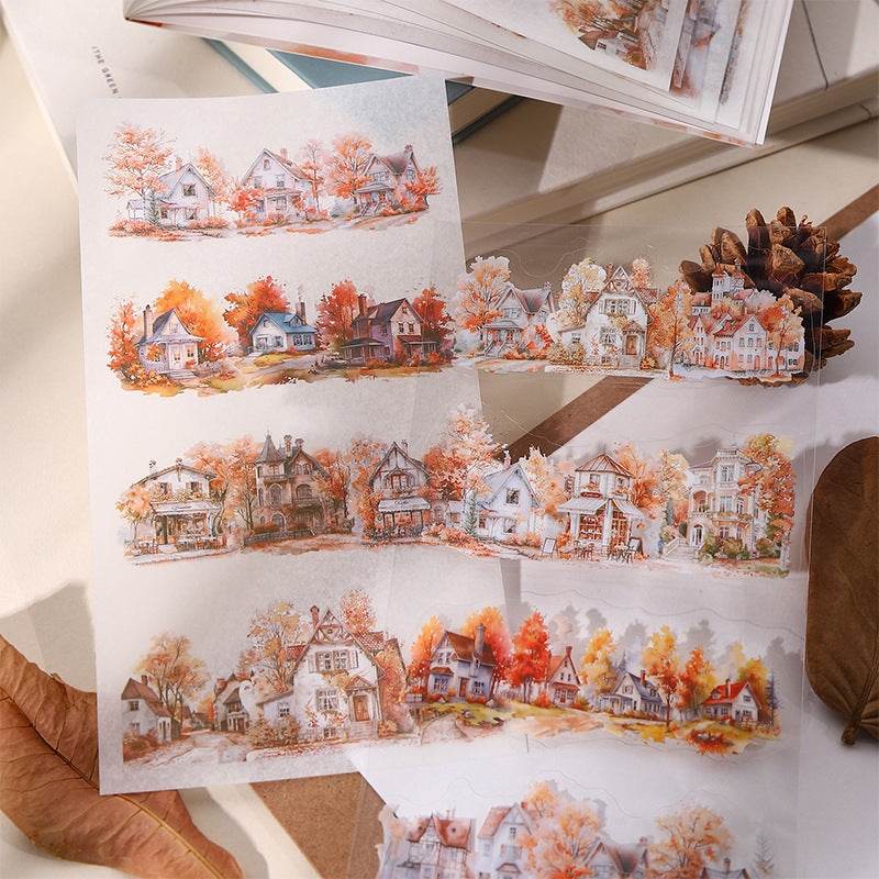 Sticker Book---Vintage Town Houses Theme《Aspired Town Series》