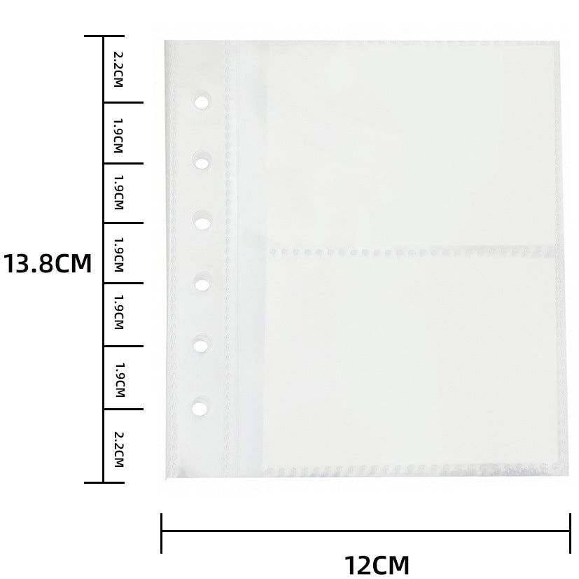 A7 Rippled Acrylic Material Loop Binder