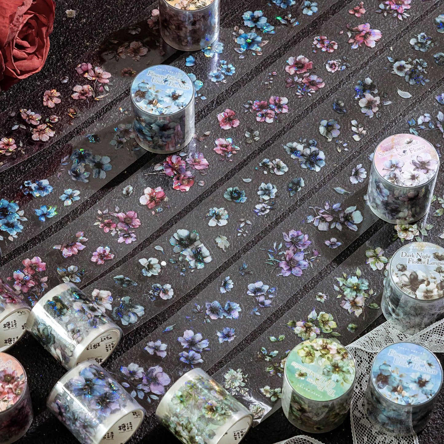 Tape---Vintage Floral Theme《Blooming Flowers Series》