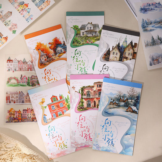 Sticker Book---Vintage Town Houses Theme《Aspired Town Series》