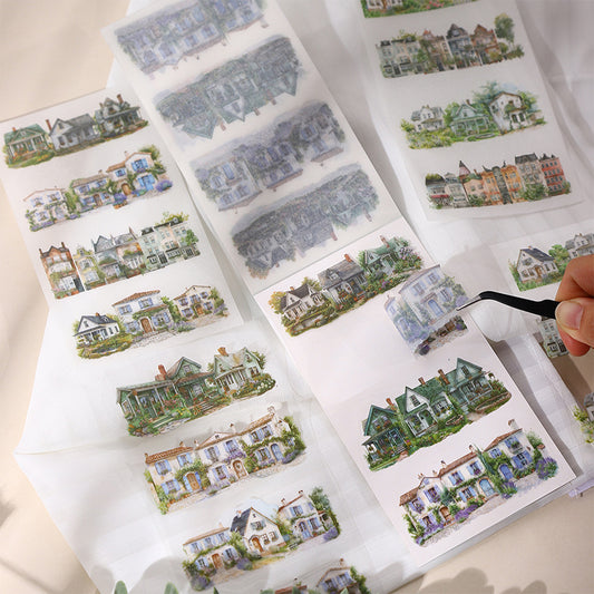 Sticker Book---Vintage Town Houses Theme《Aspired Town Series》