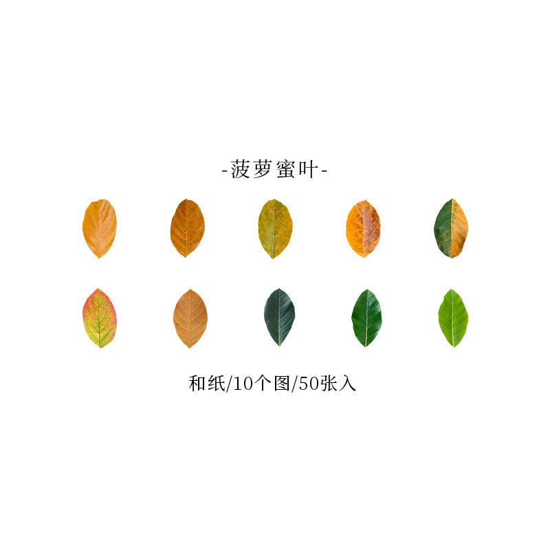 Tape---Botanical Theme《Champs-Élysées Falling Leaves Series》