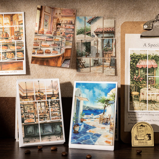 Sticker Book---Café Theme《Go to Coffee Places Series》
