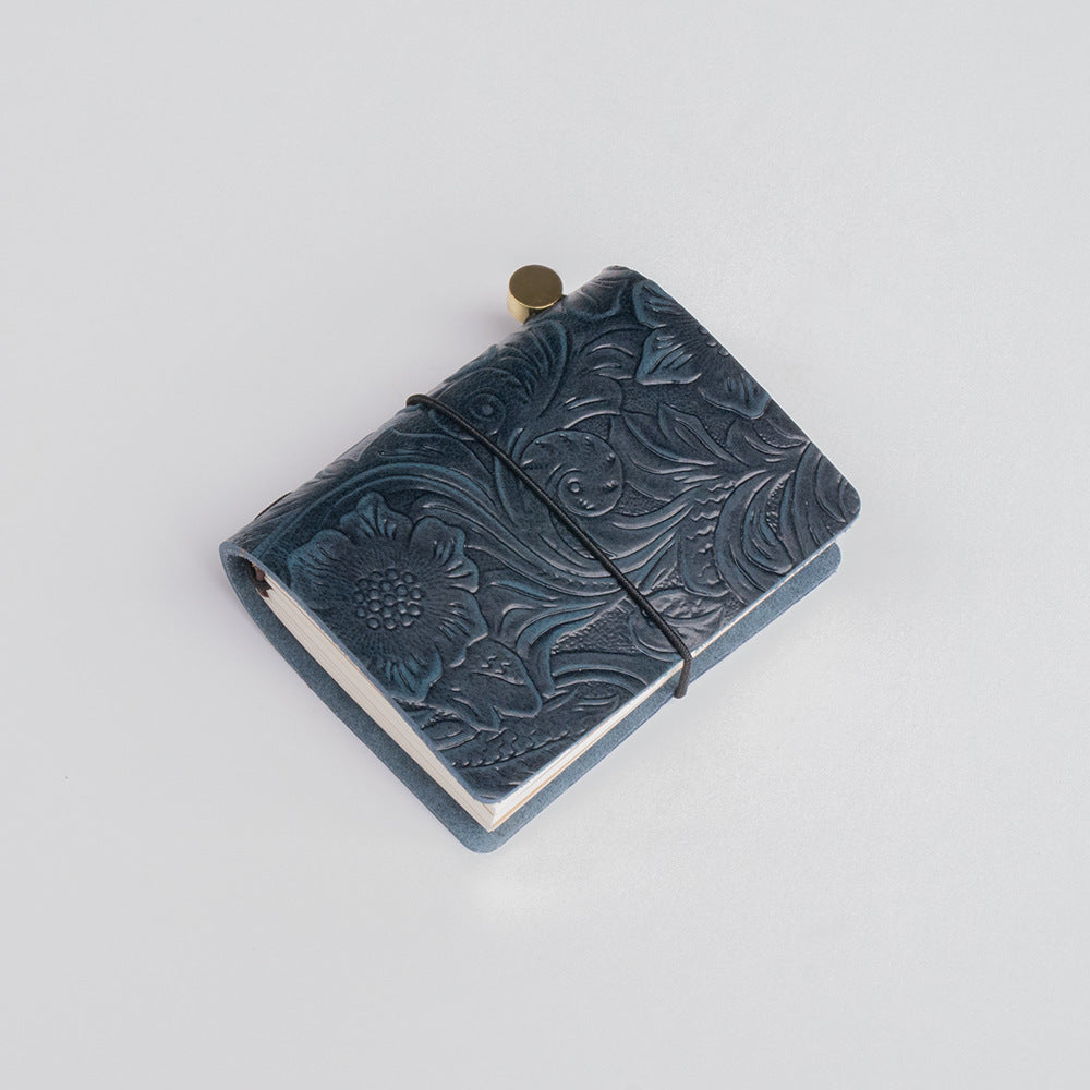 Mini Retro Leather Journal Book