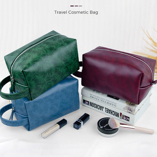 PU Leather Tote Makeup Bag