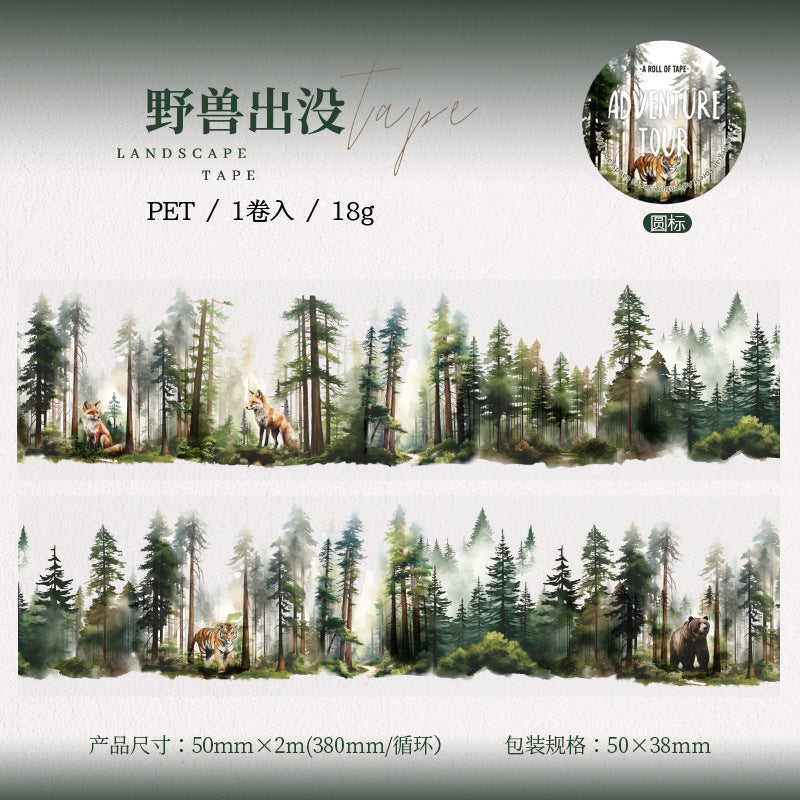 Tape---Botanical Theme《Norwegian Forest  Expedition Journey Series》