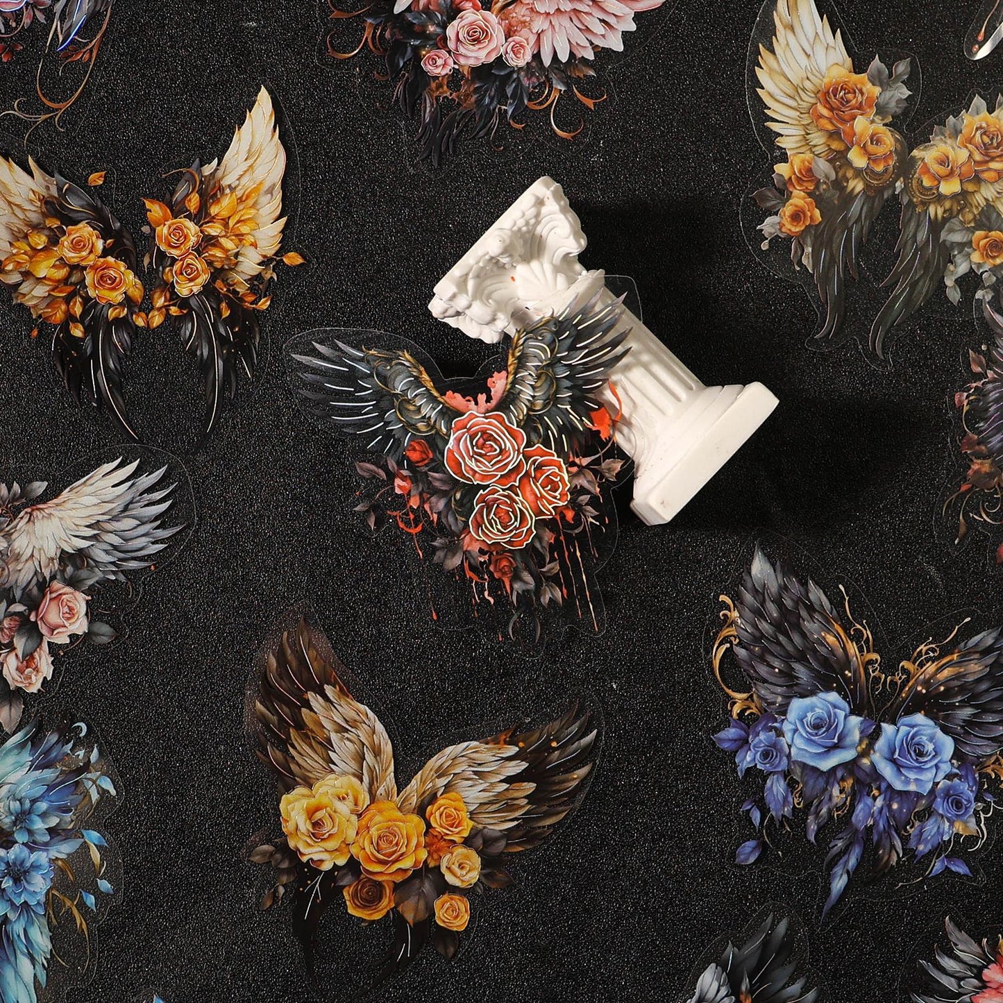 Sticker---Gilded Floral Wings Theme《Endless Wings Series》