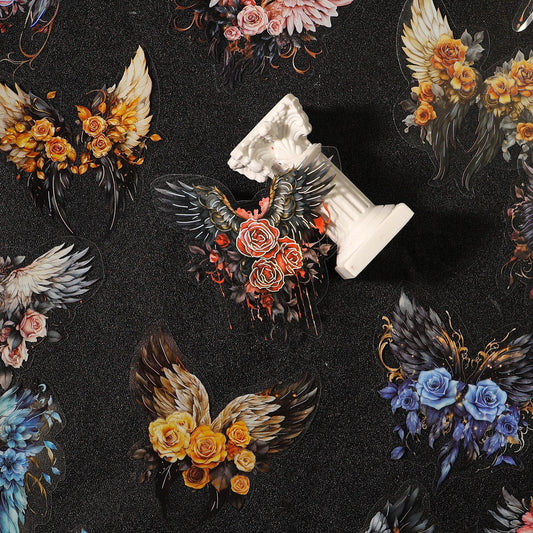 Sticker---Gilded Floral Wings Theme《Endless Wings Series》