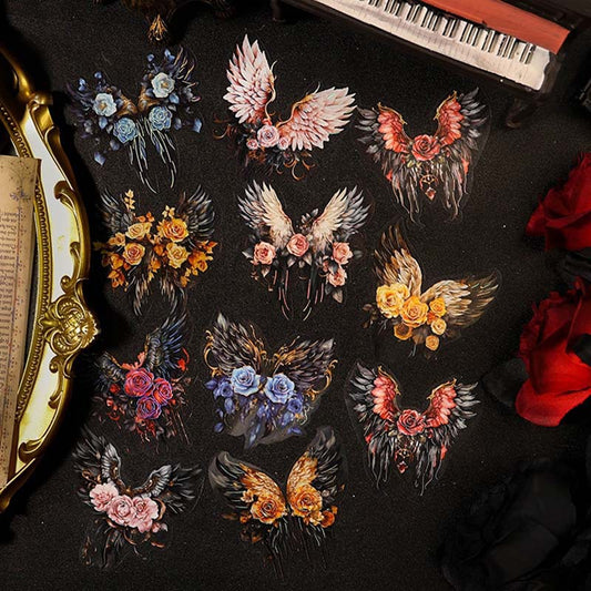 Sticker---Gilded Floral Wings Theme《Endless Wings Series》