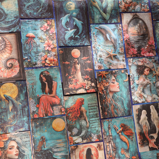 Paper---Vintage Mermaid Theme《Mermaid Diary Series》