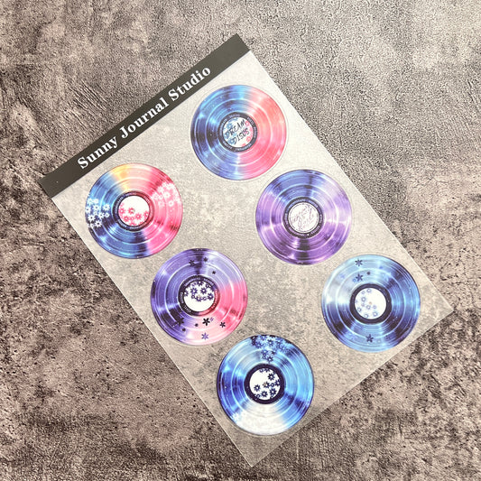 36--Sakura CD PET Sticker 1 Pcs