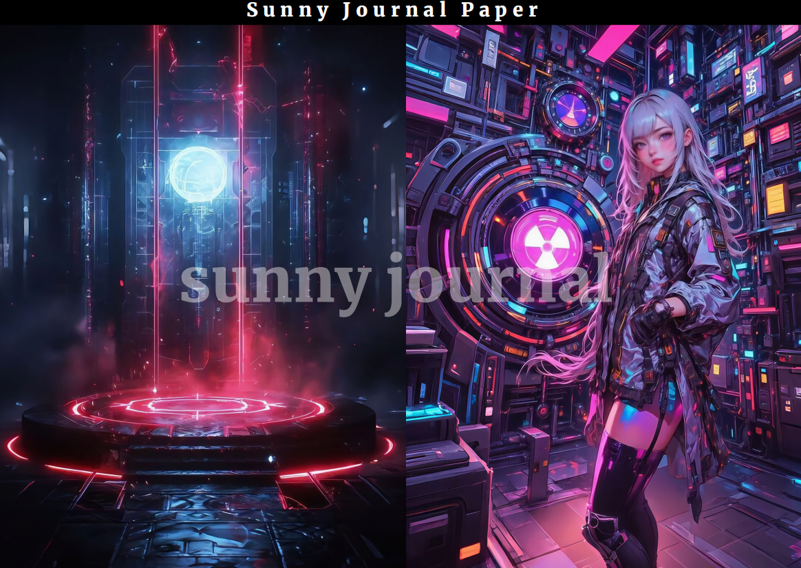 07-Cyber Punk A5 Paper 10 pcs no repeat