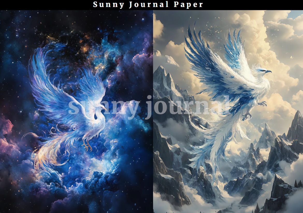 11-Phoenix A5 Paper 10 pcs no repeat