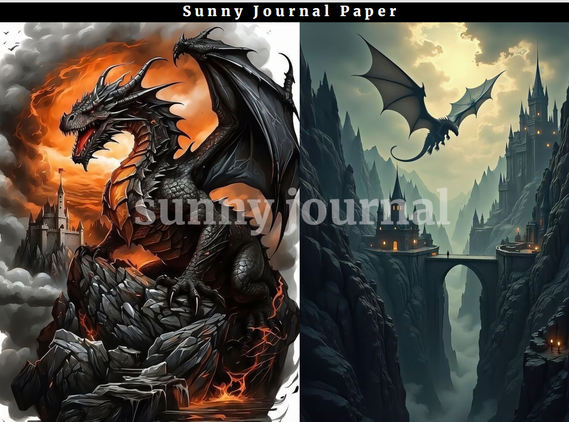 02-Dragon A5 Paper 10 pcs no repeat